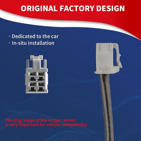 234-4305 Oxygen O2 Sensor Downstream Heated Air Fuel Ratio Compatible with Toyota Corolla Matrix 2009-2013 Pontiac Vibe 2009-2010 1.8L Replace 25024188 8946512840 in Saudi Arabia
