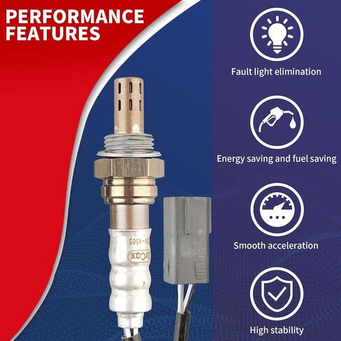 234-4305 Oxygen O2 Sensor Downstream Heated Air Fuel Ratio Compatible with Toyota Corolla Matrix 2009-2013 Pontiac Vibe 2009-2010 1.8L Replace 25024188 8946512840 in Saudi Arabia