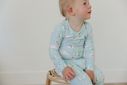 Copper Pearl Two Piece Long Sleeve Toddler Pajamas PJ Sets for Boys and Girls - Adorable Pattern Pajamas, Breathable Fabric to Keep Cool While Sleeping, Sizes 12 Months to 5T - A Christmas Story in Saudi Arabia