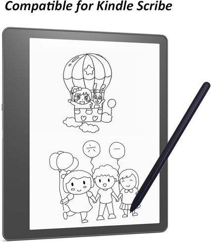 قلم بديل لقلم Kindle Scribe المتوافق مع Kindle Scribe، 4096 مستوى من حساسية الضغط، مع وظيفة الامتصاص المغناطيسي (أسود) in Kuwait