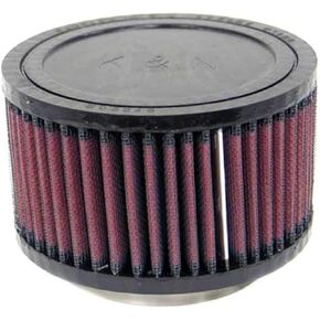 K&N Universal Clamp-On Air Intake Filter: High Performance, Premium, Washable, Replacement Air Filter: Flange Diameter: 3 In, Filter Height: 3 In, Flange Length: 0.625 In, Shape: Round, RU-2420