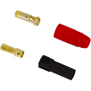 Venom Power Amass Male Device Connector Set - 7mm AS150, 6mm XT150 for DJI S1000, S900, Drones - Battery ESC & Charge Lead, High Temperature Nylon - Black/Red