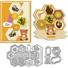 WADORN 2Pcs Ribbon Lace Frame Cutting Dies Cut Stencils Ribbon Border Templated Embossing Die Cuts Set for Scrapbooking Making Ribbon Patterns Metal Die Cuts Cutting Dies for Greeting Birthday Cards