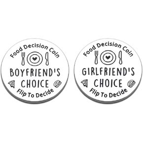 Anniversary Novelty Gifts for Him Boyfriend Gifts Couples Gifts for Men Women Date Night Idea Gifts for Boyfriend Girlfriend Birthday Valentines Day Wedding Gifts for Newlywed Food Decider DoubleSided