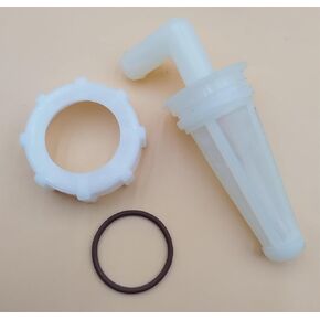 335112 Fuel Filter Nut & 0433190 Fuel Filter with Seal O-ring Compatible With Johnson Evinrude OMC BRP V4&V6 60 Deg 90-175Hp 1991-2006 765553 0335112 433190 (Fuel Filter Nut&Fuel Filter Seal O-ring)