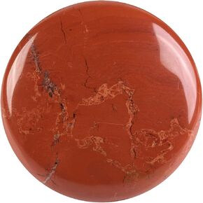 mookaitedecor Unakite Pocket Palm Stone, Polished Round Shaped Energy Stones for Massage Therapy Healing Meditation Home Decor