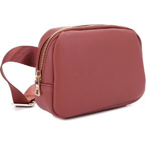 Womens Mens Light Weight Small Compact Multi Pocket Fashion Waist Packs Belt Bags