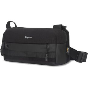Classic EDC Chest Sling Bag - Lightweight Water-resistant Crossbody Everyday Carry Bag for Sport, Cycling (Urban black)