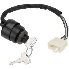 M MATI Ignition Key Switch 5Wires for Kawasaki Mule 600 610 2005-2016 Mule 4000 4010 Diesel 2009-2020 27005-0011 27005-0625