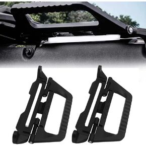 Aluminum Alloy Roll Bar Grab Handles with Light Fit for Bronco 2021 2022 2023 2024, Front Seat Grad Handles Interior Accessories 2 Pack