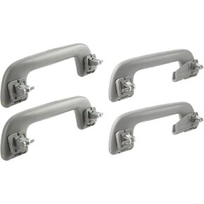 Carbhub 4Pcs Pull Handle Gray Fit for Camry Corolla Highlander Land Cruiser Prius RAV4 Yaris Front and Rear Driver Passenger Side Inner Roof Handle