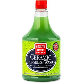 Griot's Garage 10818 Ceramic Rinseless Wash 35oz –Waterless Wash Cleans & Protects Cars, Trucks, SUV’s, RV’s, & More! Helps Revitalize Existing Ceramic Coatings & Leaves Behind Protection