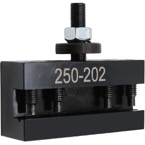 BXA Tool Posts 250-201 250-202 Wedge Style Quick Change Turning Tool Post 250-222, Facing Lathe Tool Post Holder (BXA 5Pcs 250-201)