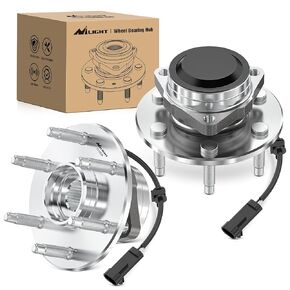 Nilight Front Wheel Bearing Hubs Assembly for GMC Chevy Silverado Sierra Avalanche 1999 2000 2001 2002 2003 2004 2005 2006, Yukon XL Suburban 1500 Tahoe Cadillac Escalade with 6-Lug, OEM 515036