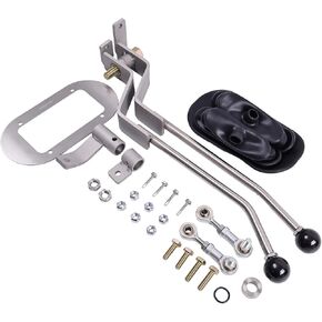 HOLDWELL NP-205 Twin-Stick Shifter NP205GM8 W/boot compatible with GM NP205 8-Bolt Transfer Case