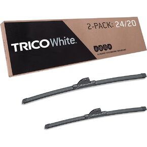 TRICO White™ (35-2420) 24 & 20 Inch Pack of 2 Automotive Replacement Windshield Wiper Blades for My Car Super Premium Extreme Weather Beam Blade for Select Vehicle Models