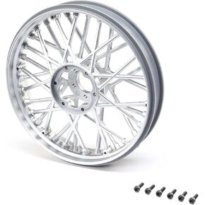 Losi Front Wheel Set Satin Chrome PM-MX LOS46002 RC Tire