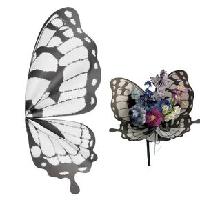 BBJ WRAPS Butterfly Flower Bouquet Wrapping Paper for Floral Wraps Florist Arrangements Supplies on Valentine's Day Mother's Day, 10 Sets (Pink)