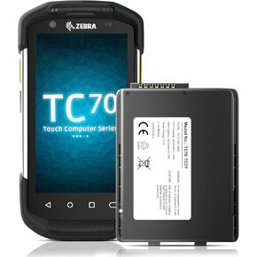 Replacement Battery for Zebra Symbol TC77 TC70 TC75 TC72 TC70x TC75x TC700K TC77HL TC720L Handheld Barcode Scanner BT-000318 82-171249-01/02 BTRY-TC7X-46MA2 BTRY-TC70X-46MA1-01