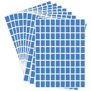Starboling Color Coding Labels,3000 PCS 1/2" x 3/4" Yellow Rectangular Colored Labels Stickers,for Garage Sale,Price Tags,File Folder Tabs,and Classroom Organization