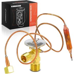 A-Premium A/C Expansion Valve Compatible with Honda Civic, Accord & Hyundai Elantra & Jeep Wrangler & Jaguar XJ12 & Mazda 323 & Mercury Capri & Mitsubishi Mirage & Porsche 911 & Saab 900 & Acura