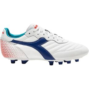 Diadora Brasil GR LT+ MDPU - Premium Leather Water Resistant Soccer Cleats with Firm Ground Sole and Classic Silhouette