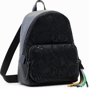 Desigual Women's Accessories PU Backpack Mini, Black, One Size