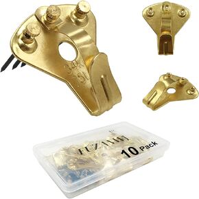 30lbs Earthquake Picture Hangers(30pcs)- Tremor Hanger, Earthquake Picture Hanging Hooks with Nails,Professional Earthquake Hanger on Wooden/Drywall Hanging Hardware for Clock,Mirror,Jewelry
