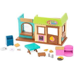 Li’l Woodzeez – Happy Harvest Farm Playset – 20 Pcs Doll Playset with Farmer & Garden Accessories – Pretend Play Toy Barn for Kids Age 3+
