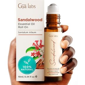 Gya Labs Rose Geranium Essential Oil Roll-On (0.34 fl oz) - Sweet, Floral Scent