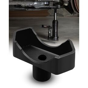 Jack Axle Adapter Lifting Saddle Fits for Bottle Floor Jack Suitable for 3-4" Round and Square Axle Tube, Axle Saddle Adapter Fits for 1.65Inch or Smaller Diameter Bottle Jack Shaft Saddles Black