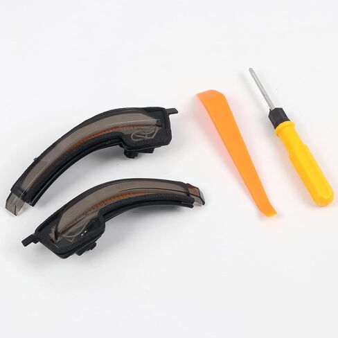 ITrims Car Sequential Dynamic Turn Signal Lights LED Side Mirror Turn Signal Lights Indicator Blinker Lamp Accessories Replacement for Ford Mustang S550 2015-2022(NOT FIT Mach-E) (Black) in Saudi Arabia
