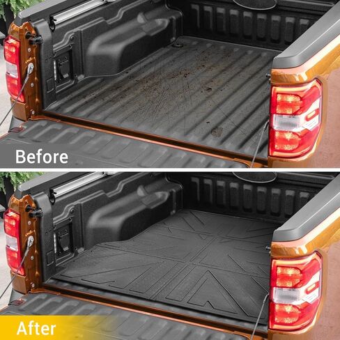 حصيرة سرير الشاحنة لسيارة Ford Maverick 2022 2023 2024 2025 حصيرة البضائع الواقية من جميع الأحوال الجوية ملحقات بطانة سرير السيارة لـ 2022-2025 Maverick Hybrid & Gas (بما في ذلك XL/XLT/Lariat) in Kuwait