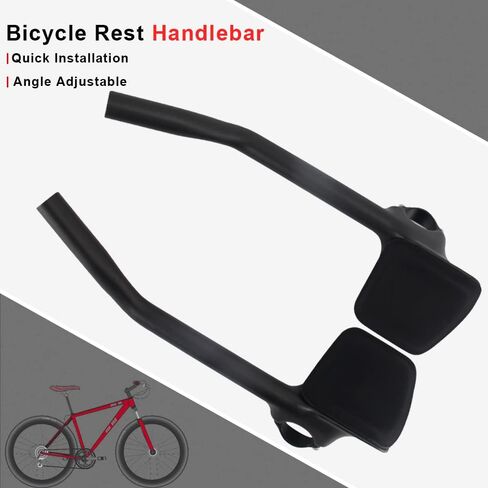موسع مقود الدراجة، مقود مسند الدراجة RXL SL مقود دراجة الترياتلون TT aerobars لدراجة الطريق 50 درجة قضبان هوائية مشبكة على قضبان هوائية للدراجة الهوائية in Kuwait