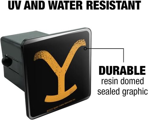 GRAPHICS & MORE Yellowstone TV Show Brand Tow Trailer Hitch Cover Plug Insert in Saudi Arabia