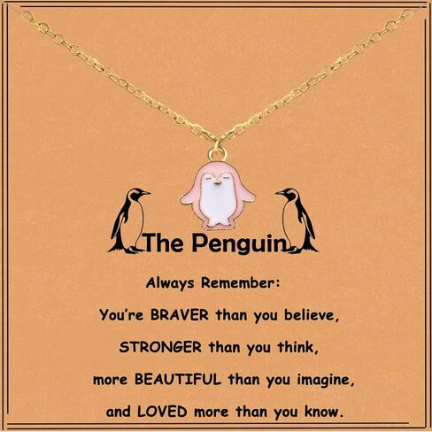 Penguin Gifts for Girls Women Cute Penguin Pendant Necklace Penguin Jewelry Gifts Penguin Lover Gifts Penguin Spirit Animal Gift in Kuwait