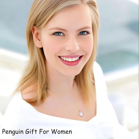 Penguin Gifts for Girls Women Cute Penguin Pendant Necklace Penguin Jewelry Gifts Penguin Lover Gifts Penguin Spirit Animal Gift in Kuwait