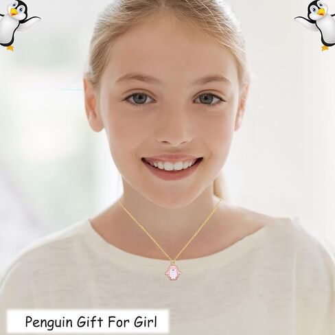 Penguin Gifts for Girls Women Cute Penguin Pendant Necklace Penguin Jewelry Gifts Penguin Lover Gifts Penguin Spirit Animal Gift in Kuwait