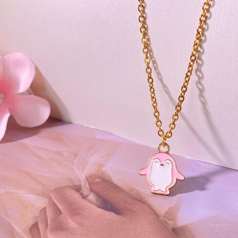 Penguin Gifts for Girls Women Cute Penguin Pendant Necklace Penguin Jewelry Gifts Penguin Lover Gifts Penguin Spirit Animal Gift in Kuwait