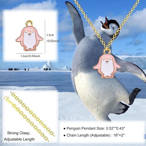 Penguin Gifts for Girls Women Cute Penguin Pendant Necklace Penguin Jewelry Gifts Penguin Lover Gifts Penguin Spirit Animal Gift in Kuwait