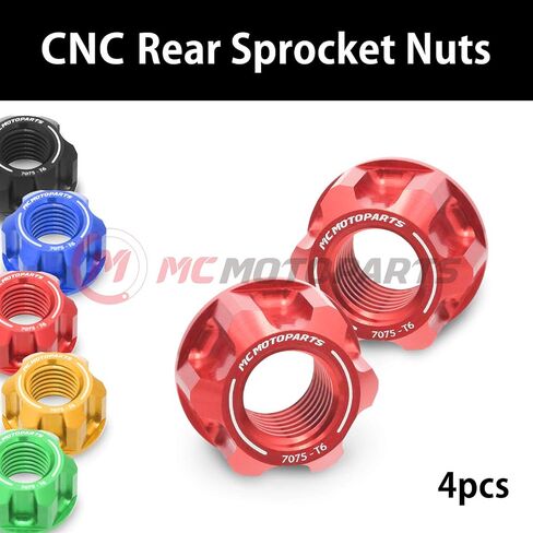 Red Rear Sprocket Nuts Compatible with MSX 125 GROM 2014-2020 Monkey 125 Z125MA 18 19 2020 Grom 125 SF in Kuwait