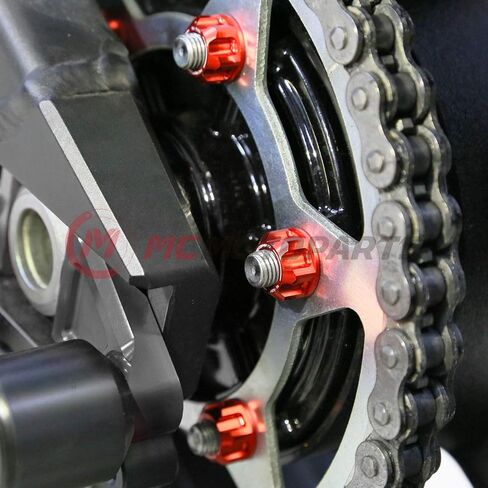 Red Rear Sprocket Nuts Compatible with MSX 125 GROM 2014-2020 Monkey 125 Z125MA 18 19 2020 Grom 125 SF in Kuwait
