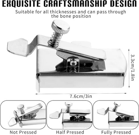 Magnetic Seam Guide for Sewing Machine, Upgraded Seam Guide, Universal Seam Guide with Clip, Sewing Supplies Accessories Sewing Machine Positioner, Easy to Keep The Stitching Thread Straight in Saudi Arabia