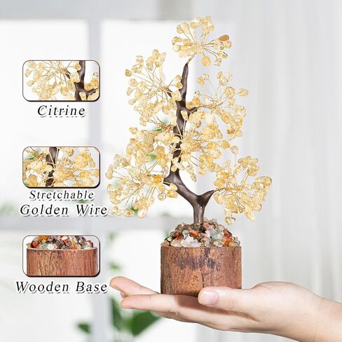 MAIBAOTA 7 Chakra Tree Crystal Tree for Positive Energy Home Office Decor Crystal Decor Crystal Tree of Life for Meditation in Kuwait