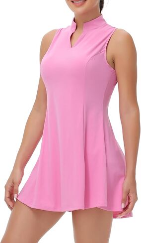 Tennis Golf Dress for Women Workout Active Athletic Dresses with Shorts 2 Piece Sets Outfits Cute Clothes Summer in Kuwait