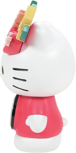 Enesco Allen Designs Hello Kitty Holding a Flower Desk Clock- Battery Operated Pendulum Analog Clock, Stone Resin Decorative Clocks for Walls Home Decor Kitchen Clocks, 9.91 Inch in Saudi Arabia