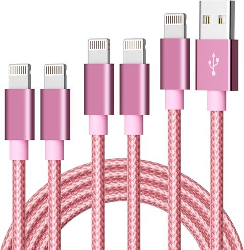 Retractable Multi Charging Cable, 3 in 1 Charger Cable for Multiple Devices, Multiple USB Charging Cord with Type-C, Micro USB and IP Port for Cell Phones and More(2Pack 3.3FT Green) in Saudi Arabia