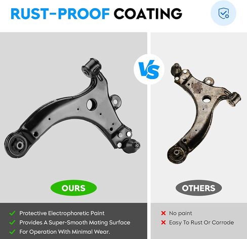 Front Lower Control Arm w/Ball Joint for Buick Allure 3.6L 05-08 & 3.8L 05-09, Century 97-05, Regal 97-04, Chevy Impala 00-13, Oldsmobile Intrigue 98-02, Suspension Kit K80538 K80539 ES3459 EV195 in Saudi Arabia