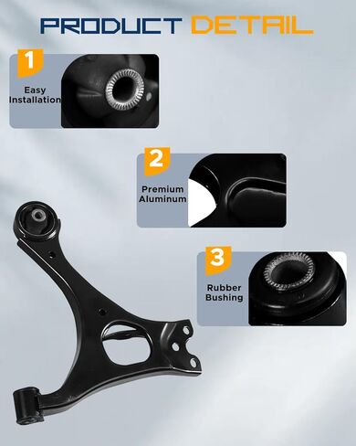 12PCS Front Lower Control Arm Fits 2006-2011 Civic All Non-SI Models w/Ball Joints Suspension Kit in Kuwait