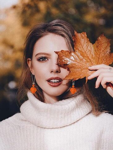 9 Pairs Thanksgiving Earrings Fall Turkey Pumpkin Leaf Charms Dangle Earrings Handmade Layered Maple Leaves Hoop Dangling Earrings Set for Women Girls Variety Pack Fun Thanksgiving Holiday Themed Color Star Heart Beads Earrings Jewelry Accessories in Saudi Arabia